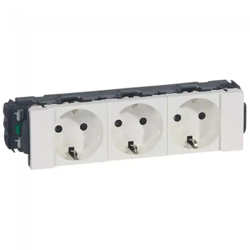 Legrand DLP-S bepattintható Program Mosaic 3x2P+F aljzat, sinezett, Soluclippel, fehér Legrand 077203 Akciós ár