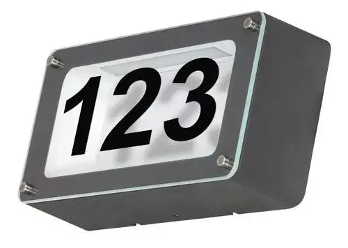 Rábalux 8747 Hannover Kültéri Házszám világítás antracit- LED 6, IP54 Vedd meg online