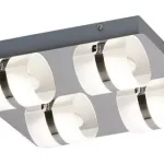 Rábalux 5492 Tony Beltéri Fürdőszobai lámpa króm-opál üveg LED 4x 5, IP44 Olcsó