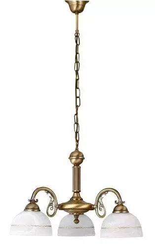 Rábalux 8813 Flossi Beltéri Csillár bronz-fehér E27 3x MAX 40, IP20 Bestseller