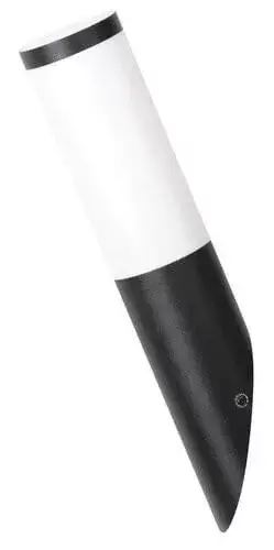 Expressz kézbesítés Rábalux 8145 Black torch Kültéri fali lámpa matt fekete-fehér E27 1x MAX 25, IP44