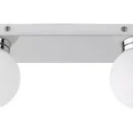 Prémium Rábalux 2111 Becca Beltéri Fürdőszobai lámpa króm-fehér G9 2X MAX 28, IP44
