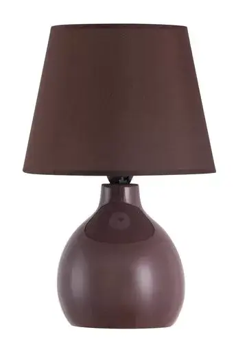 Gyors szállítás Rábalux 4476 Ingrid Beltéri Éjjeli lámpa barna-barna E14 1x MAX 40, IP20