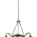 Rábalux 8633 Annabella Beltéri Csillár bronz-fehér E14 3x MAX 40 + E27 2x MAX 60, IP20 Prémium