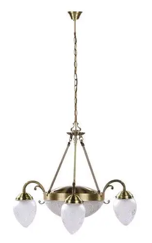 Rábalux 8633 Annabella Beltéri Csillár bronz-fehér E14 3x MAX 40 + E27 2x MAX 60, IP20 Prémium