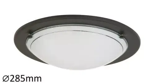 Rábalux 5103 Ufo Beltéri Mennyezeti lámpa fekete-opál üveg E27 1x MAX 60, IP20 Korlátozott ajánlat