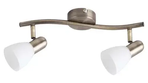 Árengedmény Rábalux 6307 Soma Beltéri Spotlámpa bronz-fehér E14 2x MAX 40, IP20