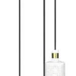 Ajánlat Rábalux 5092 Alberta Beltéri Függeszték arany-fehér, fekete, arany E27 3x MAX 9, IP20