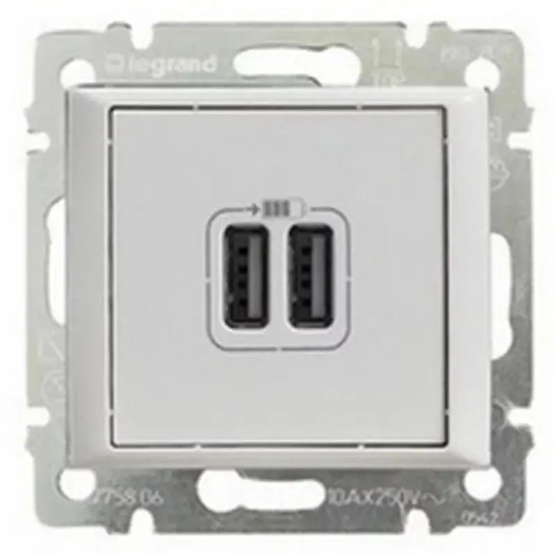Legrand Valena 2xUSB töltő aljzat, 1500 mA, fehér Legrand 770470 Kihagyhatatlan ajánlat