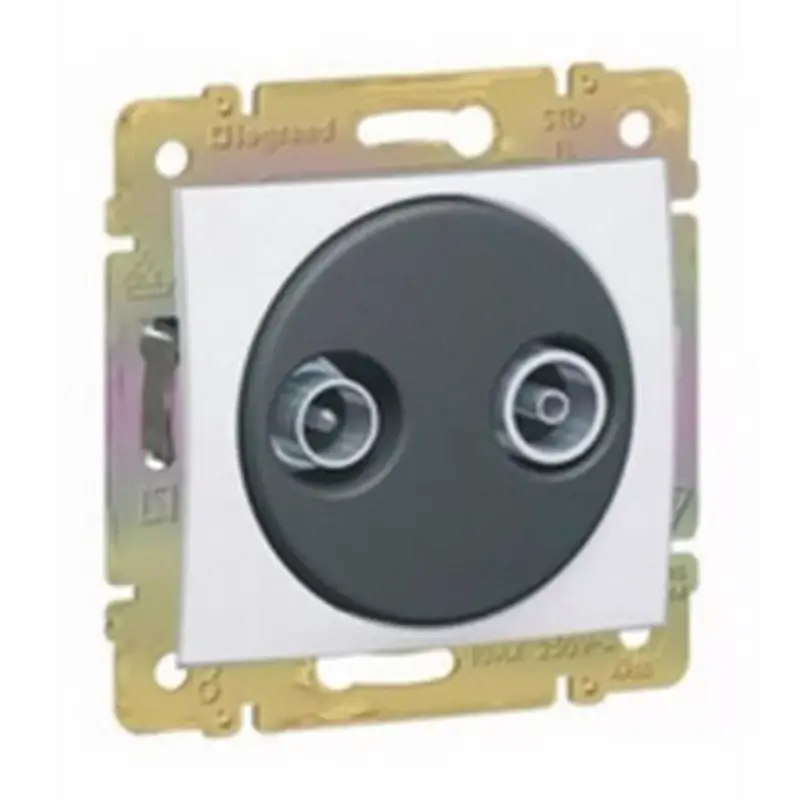 Csak ma Legrand Valena TV-RD antenna-csatlakozóaljzat végzáró, 10dB fehér Legrand 774433