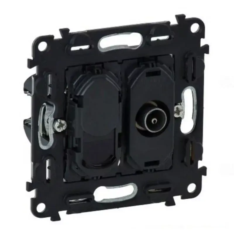 Akció Legrand Valena InMatic TV csatlakozóaljzat + RJ45 Cat. 6 UTP aljzat mechanizmus Legrand 753055