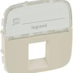 Olcsó Legrand Valena Allure RJ11/RJ45 aljzat burkolat címketartóval, elefántcsont Legrand 755476