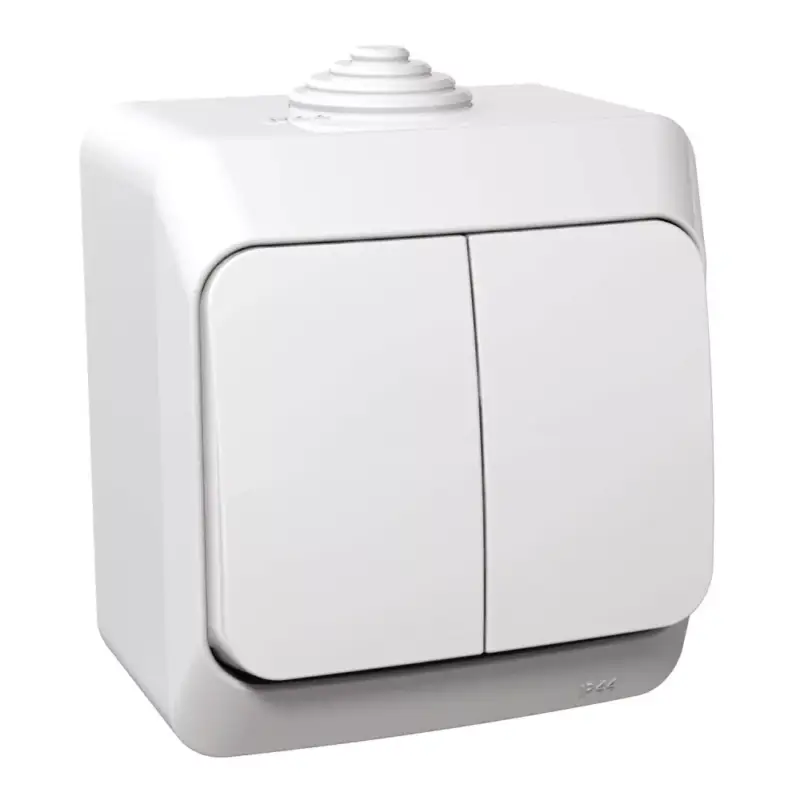 Vedd meg most Schneider CEDAR PLUS Csillárkapcsoló, jelzőfénnyel, IP44, fehér, WDE000551