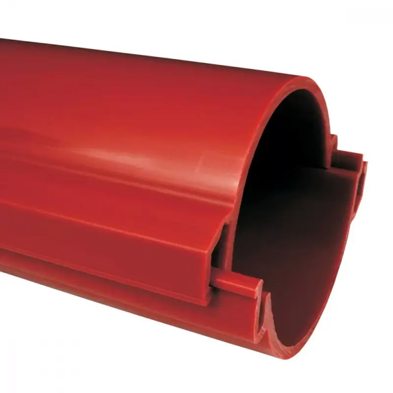 Legnépszerűbb KOPOS KOPOHALF® védőcső osztott 750N halogénmentes piros,PVC (3m/szál), 06160/2_BA