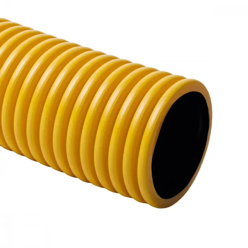 Újdonság KOPOS KOPOFLEX® kétköpenyű cső hajlékony halogénmentes sárga, PVC, KF 09040_EA