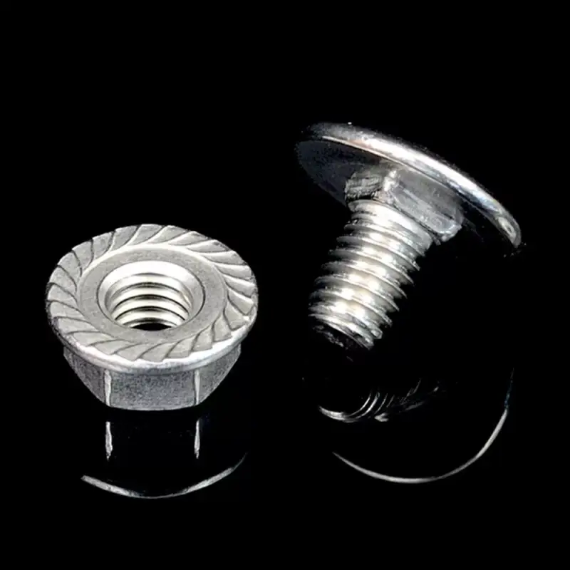 Árcsökkenés KOPOS Csavar önzáró anyával M6 10mm, Rozsdamentes acél AISI 304, NIXSM 6X10_IX