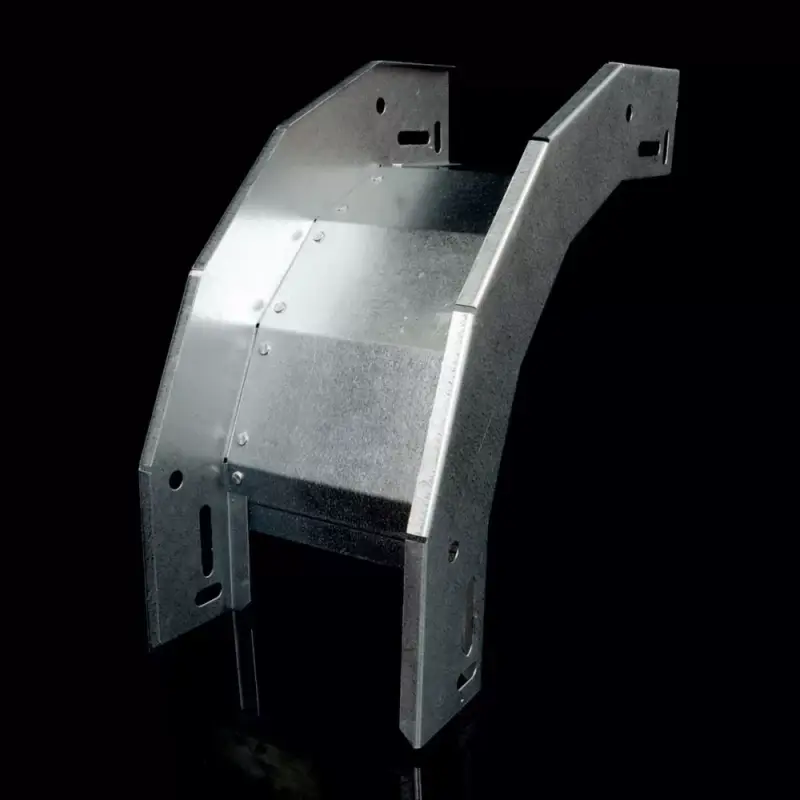 KOPOS 90°-os süllyedő idom 500x100mm kábeltálcához E90, Tüzihorganyzott, NKO 90X100X500_F Végkiárusítás