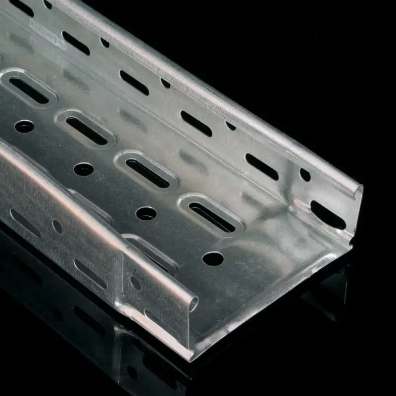 Árengedmény KOPOS Kábeltálca integrált végződéssel E90, horganyzott, (2,1m/szál), NKZI 100X125X1.25_S
