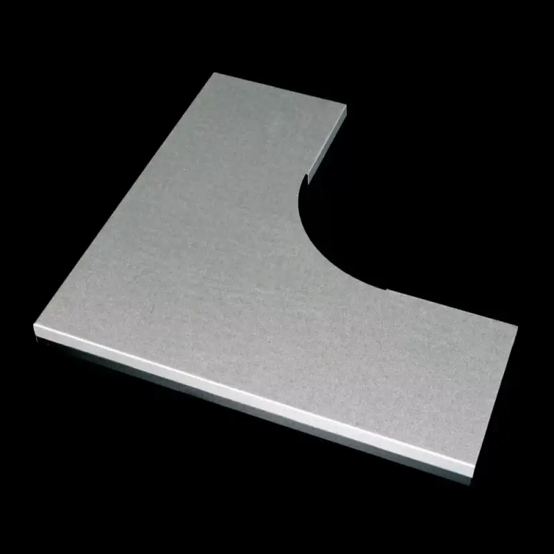 Expressz szállítás KOPOS 90°-os sarokidom fedél 250x50-100mm kábeltálcához E90, horganyzott, NVO 90X250_S