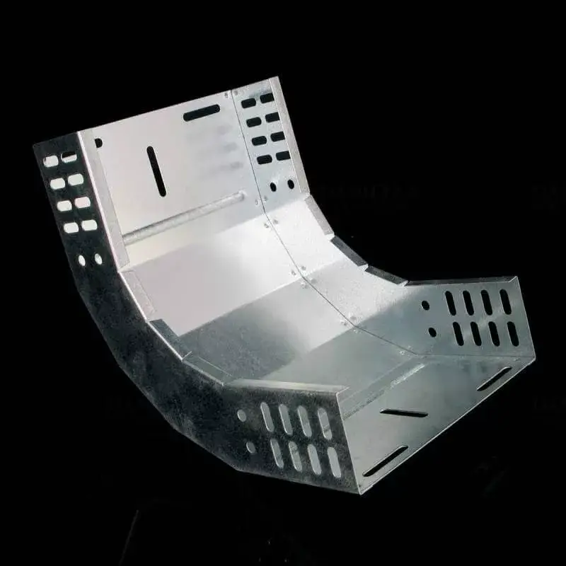 Biztonságos fizetés KOPOS 90°-os emelkedő idom 300x60mm kábeltálcához E90, Tüzihorganyzott, SO 90X60X300_F