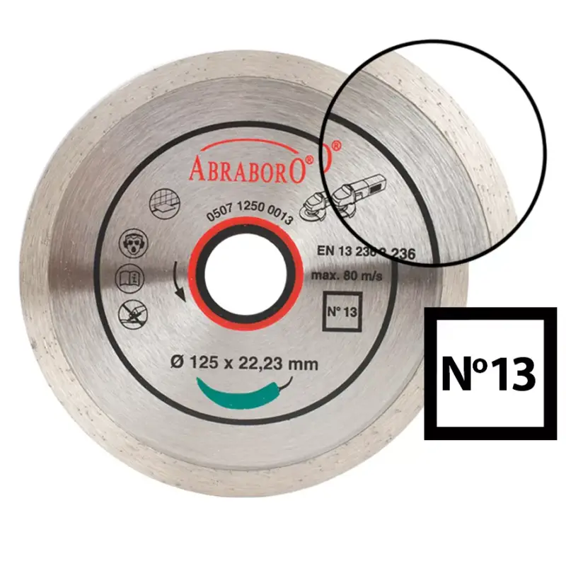 ABRABORO GYÉMÁNTTÁRCSA CSEMPEVÁGÓ 125x1,8x22,23 (NO.13) 50712500013 Szuper ajánlat
