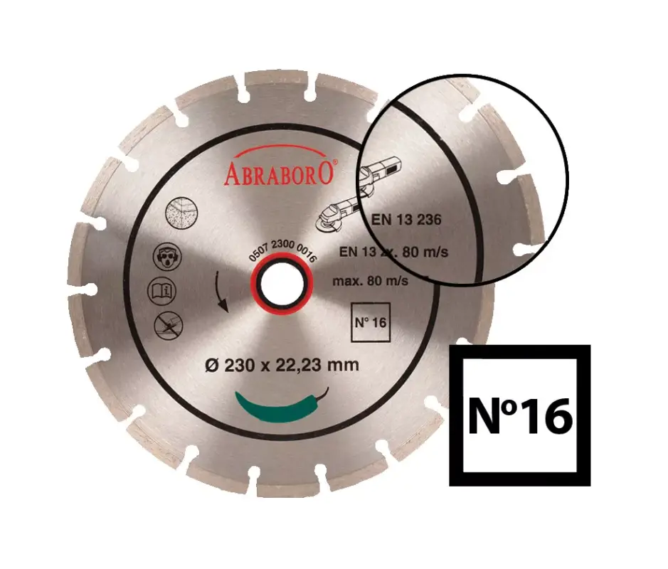 ABRABORO Univerzális gyémánttárcsa No16/115 50711500016 Szuper akció