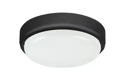 Rábalux 7407 Hort Kültéri fali lámpa/ Kültéri mennyezeti fekete-fehér LED 15, IP54 Akció