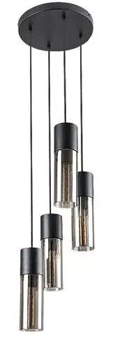 Rábalux 72054 Ronno Függeszték fekete-füstszínű E27 4x MAX 25, IP20 Korlátozott ajánlat