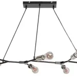 Kiárusítás Rábalux 72027 Branwen Függeszték matt fekete-szatin króm E27 7x MAX 25, IP20