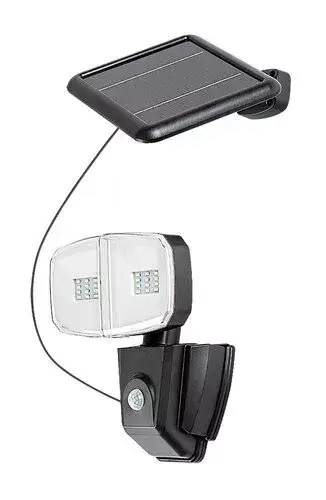 Rábalux 77012 Zlarin Napelemes lámpa fekete-fehér LED 12, IP44 Bestseller