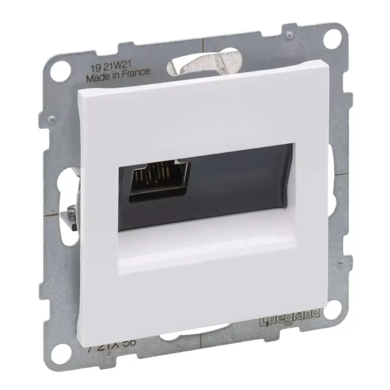 Legrand Suno RJ45 Cat.6 STP csatlakozóaljzat, fehér, Legrand 721156 Szuper ajánlat
