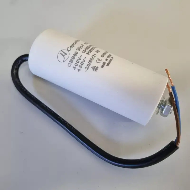 Kondenzátor üzemi 30 uF (32) 450V+kábel CNS0038 Biztonságos fizetés