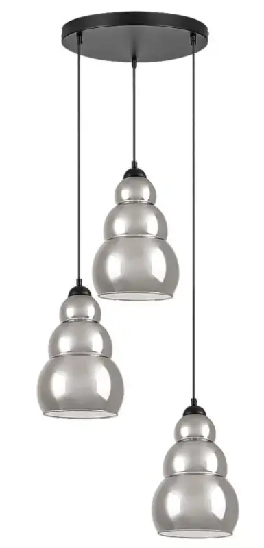 Rábalux 72213 Salvatore Függeszték fekete LED 2 IP20 Újdonság