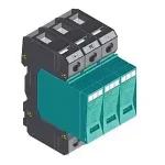 Biztonságos fizetés KIWA PO I 3 PV 1000V DC/12,5kA túlfeszültség levezető T1+T2(B+C) 81.183