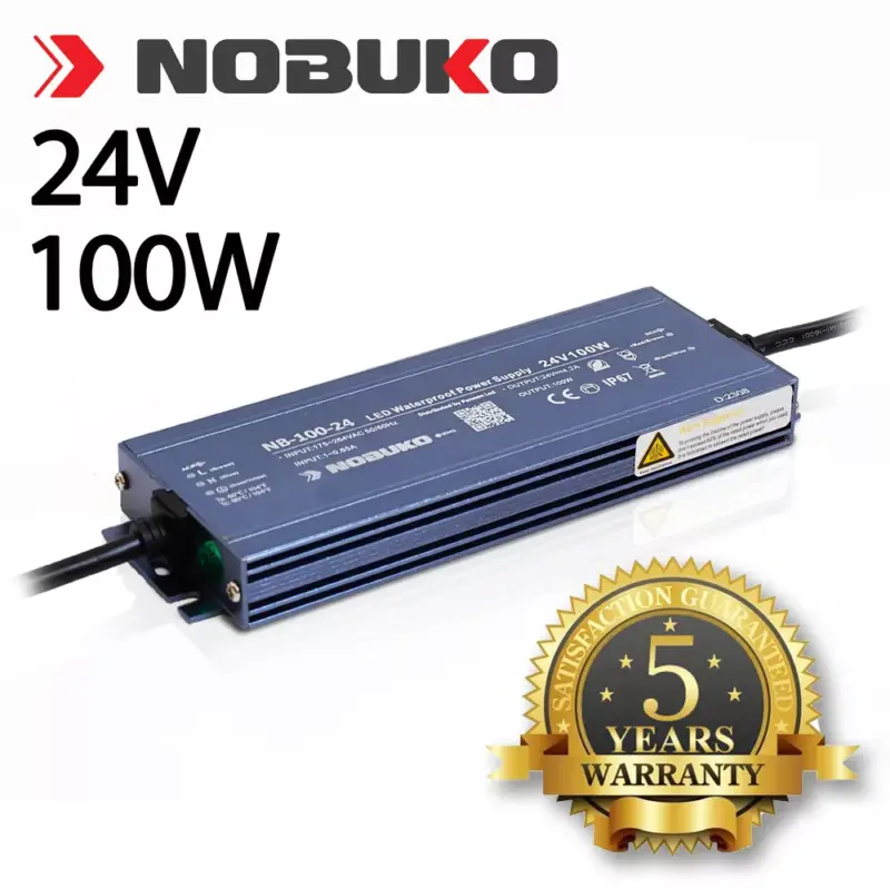 NOBUKO B SERIES 24V 100W IP67 Kültéri LED Tápegység Azonnal elérhető