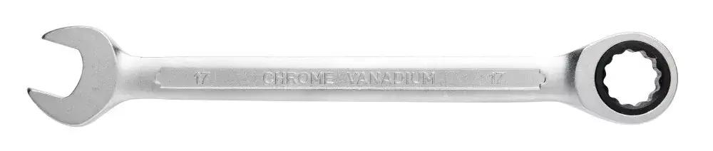 Akciós ár Högert Racsnis csillag -villáskulcs, CrV acél, 17 mm, 72T foggal HT1R017