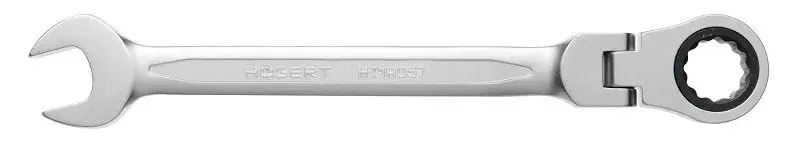 Högert Csuklós racsnis csillag-villáskulcs, CrV acél, 17 mm, 72T foggal HT1R057 Expressz kézbesítés