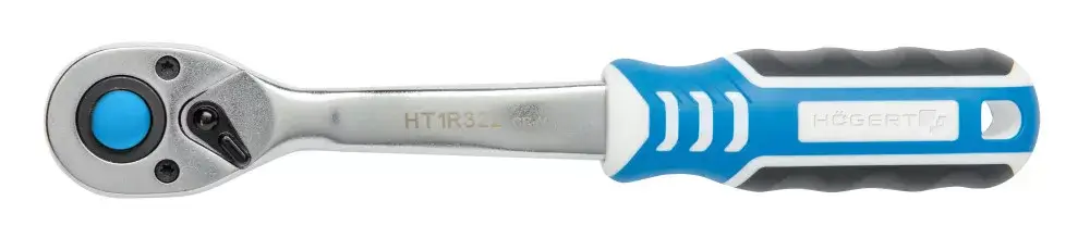 Högert Racsnis hajtókar 1/2", 72T foggal, CrV, gyors kioldással, ergonómikus markolattal HT1R322 Prémium