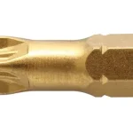 Vásárlói kedvenc Högert Csavarhúzó BIT, PZ3 25 mm, recézett, acél S2 titán-nitrid bevonatHT1S386
