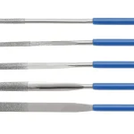 Alacsony ár Högert Gyémánt tűreszelő szett, 5 db-os, 140 mm, A3 acél, ergonomikus markolat HT3B808