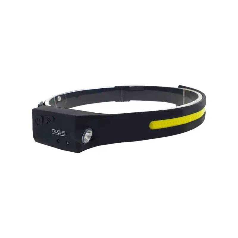 Trixline TRX Fejlámpa, 3x3W, COB led, 300 lumen, IP44 USB töltés, TR516R Gyors szállítás