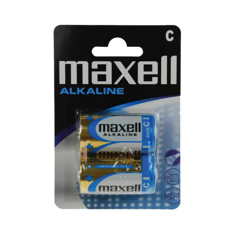 Biztonságos fizetés Maxell LR14 C elem, alkáli, baby, 1,5V, 2 db/csomag, Maxell_LR14