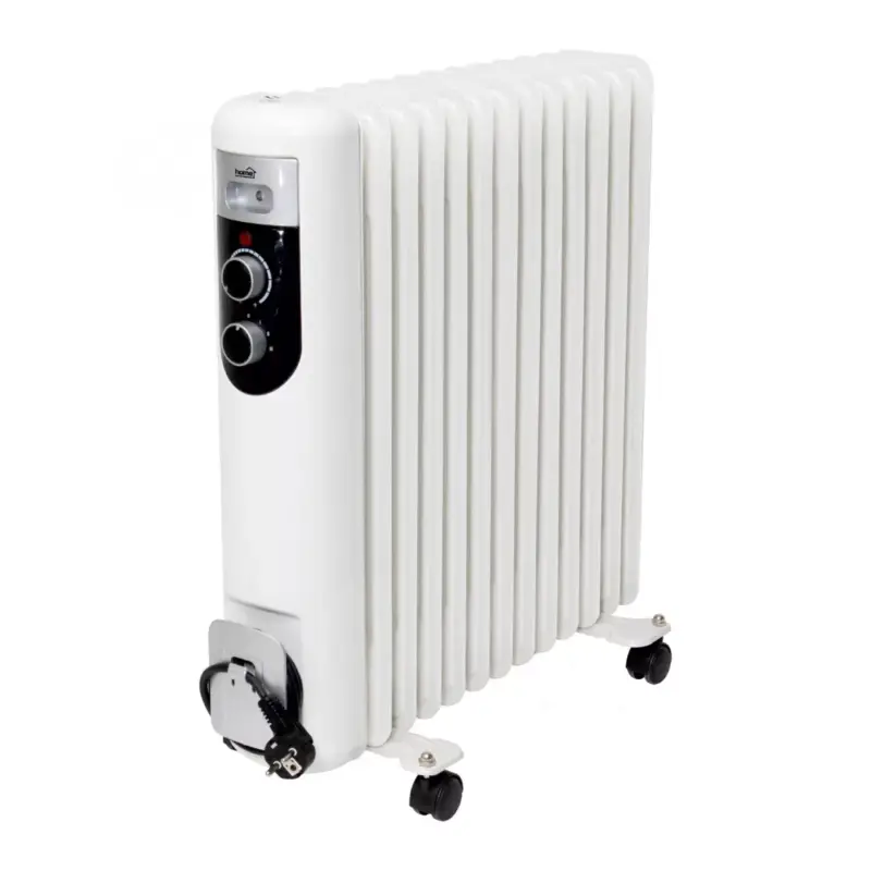 Expressz szállítás Home FKOS 13 M elektromos olajradiátor, 1000W/1500W/2500W, 13 tagú, fehér, FKOS_13_M
