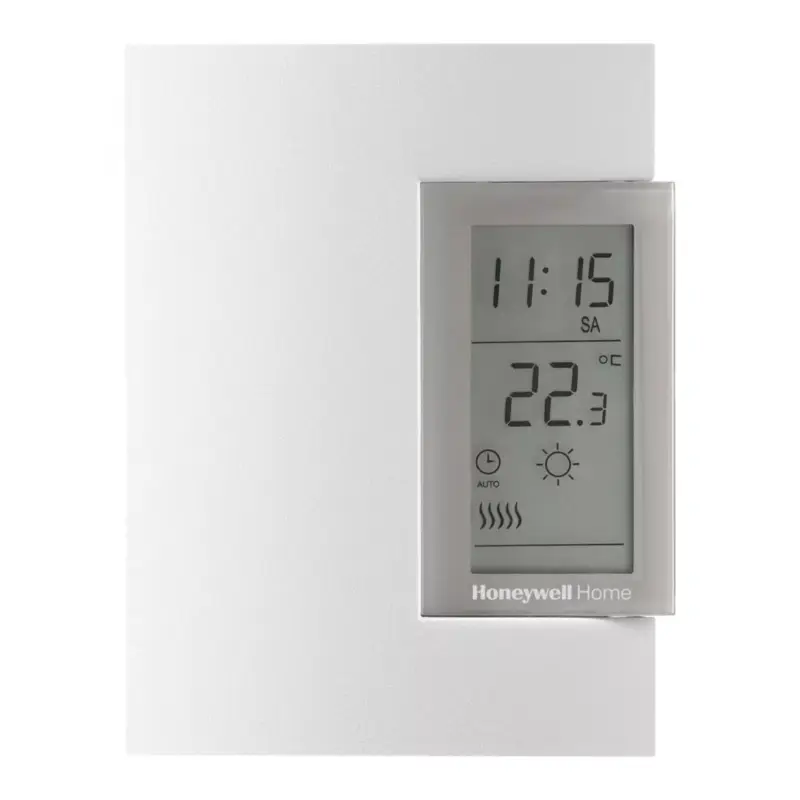 Honeywell Home T140C110AEU digitális szobatermosztát T140, 5 - 30 °C, adaptív, szivattyúvédelem funkció, programozható, telefonos vezérlés, automatizált rendszerek, T140C110AEU Biztonságos vásárlás