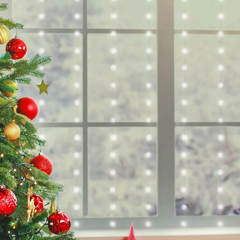 Ne maradj le Home MLF 200/WH micro LED-es fényfüggöny, 3x2 m / 200 db hidegfehér micro LED, 8 fényprogram, távirányító, USB csatlakozó, beltéri kivitel, MLF_200_WH