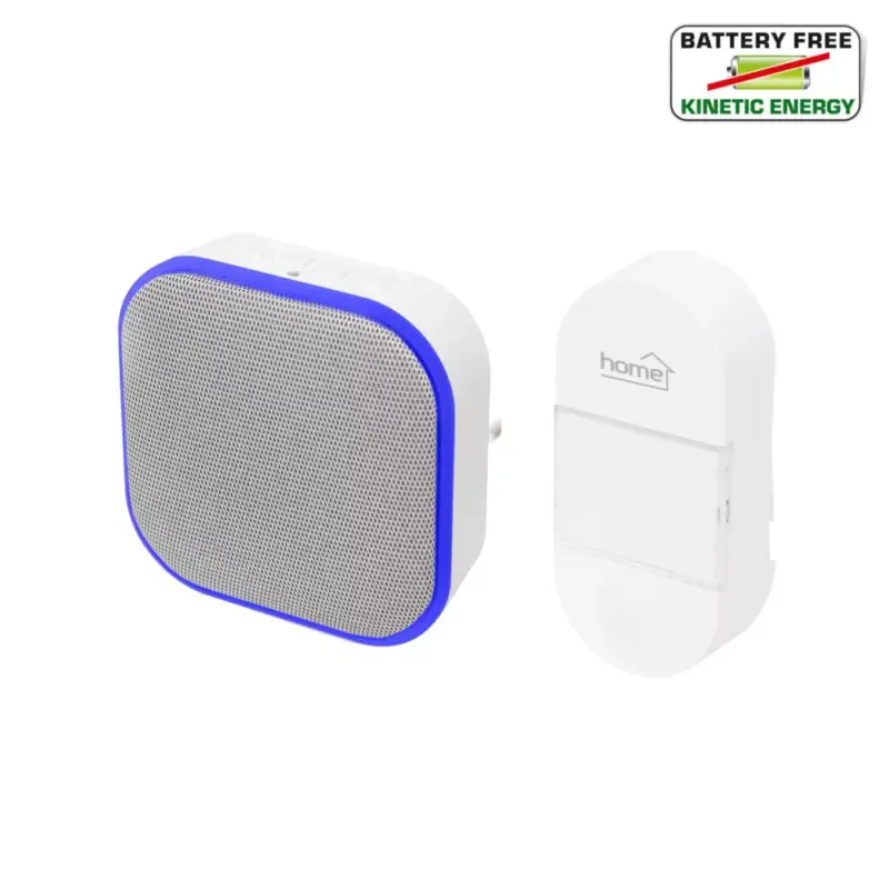 Vedd meg online Home DBK 1401AC vezeték nélküli csengő, 140 m hatótávolság, IP44, állítható hangerő, 4 nyomógomb lehetőség, DBK_1401AC