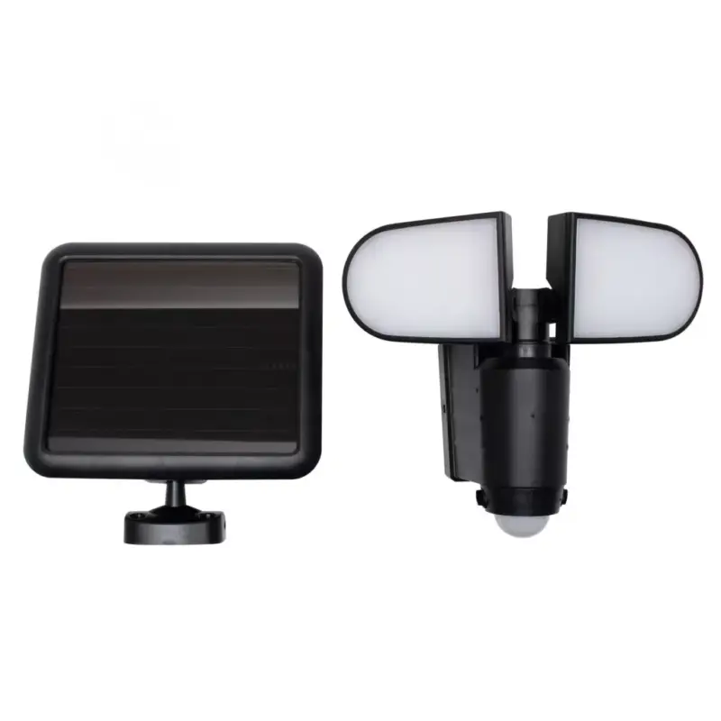 Gyors szállítás Home FLP 5 SOLAR, szolárpaneles LED reflektor, PIR mozgásérzékelő, 500 lm, forgatható reflektorok, 1500 mAh, ~60 perc üzemidő, FLP_5_SOLAR