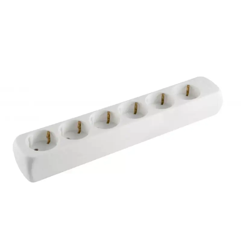 Alacsony ár Home NV 06 hálózati elosztó, szerelhető, 6 gyermekvédelemmel ellátott aljzat, falra akasztható, max. 3500W, fehér