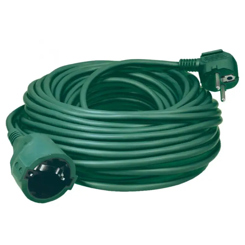 Kedvezmény Home NV 2-5/GR/1,5 hosszabbító, 5 m, H05VV-F 3G1,5 mm2 kábel, IP 20 kivitel, 250V~/16A/3680W, pipa alakú dugó és egyenes lengő aljzat, zöld színű