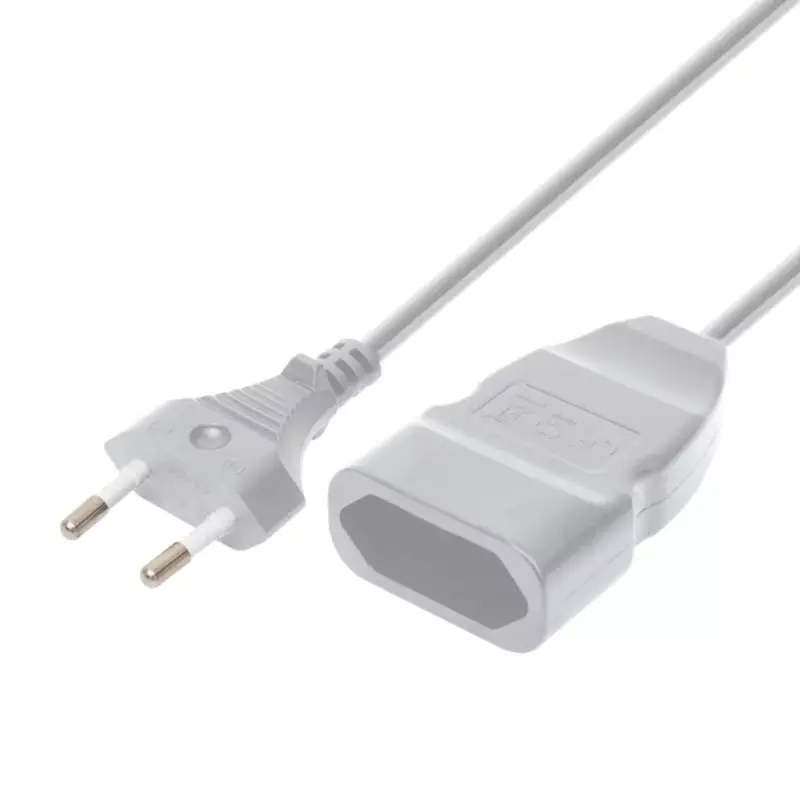 Home NV 12-5/WH EURO kéteres hosszabbító, 5 m,H03VVH2-F 2x0,75 mm2 kábel, 250V~/2,5A/max.575W, fehér színű Legjobb ár